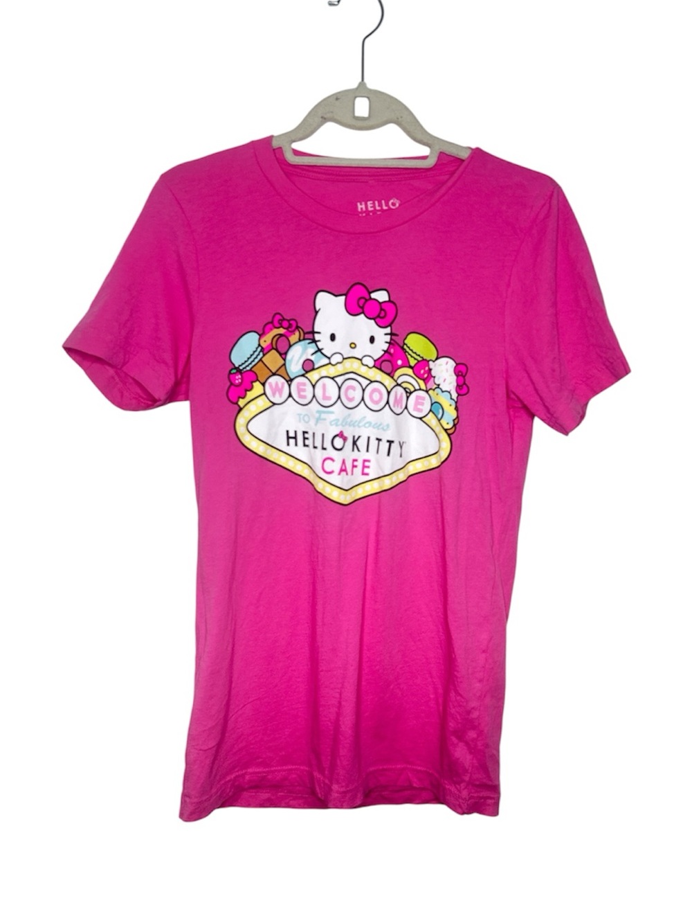 Listing Title Sanrio Hello Kitty Cafe Las Vegas Graphic T-Shirt Pink Size Small